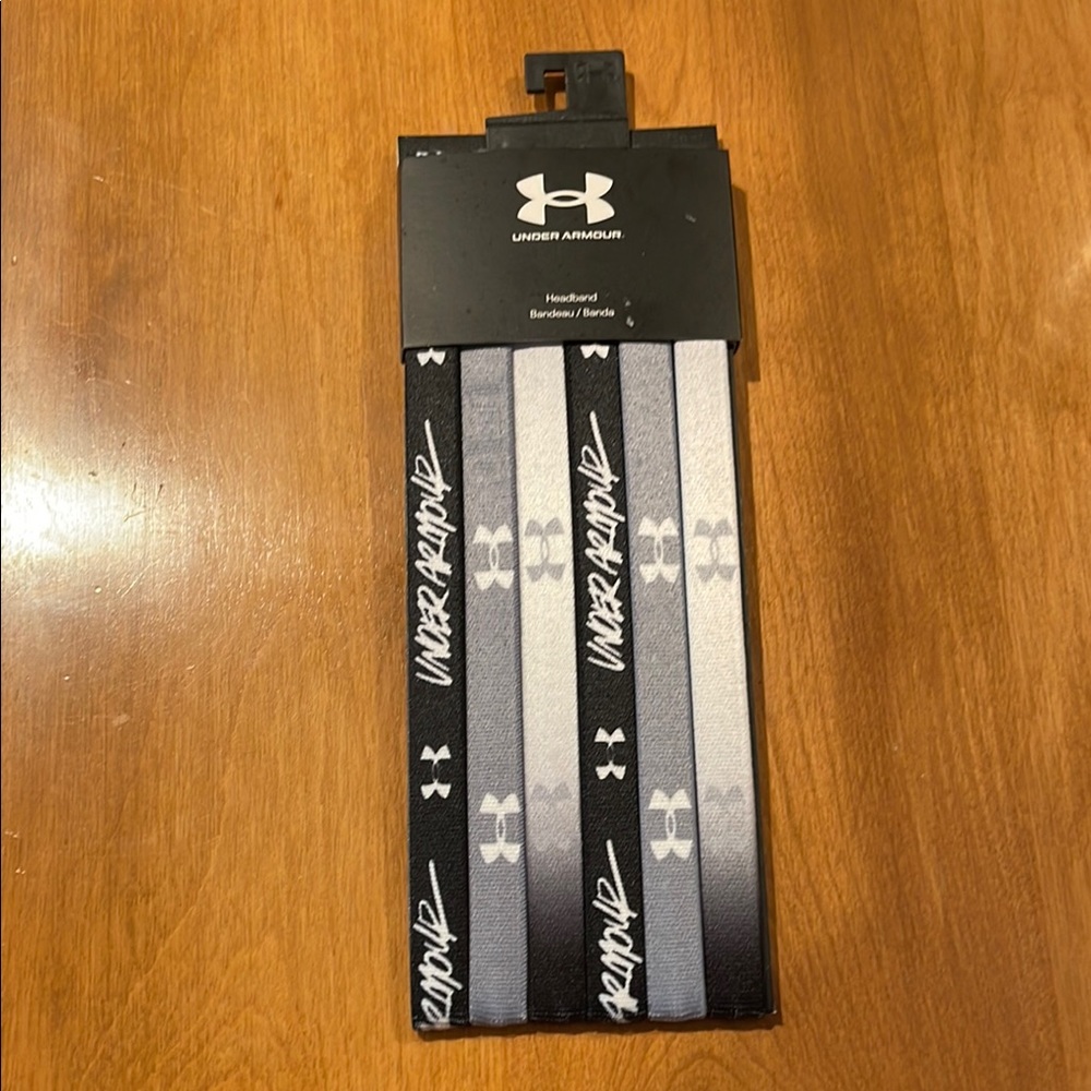 Under Armour Black and Gray Headbands